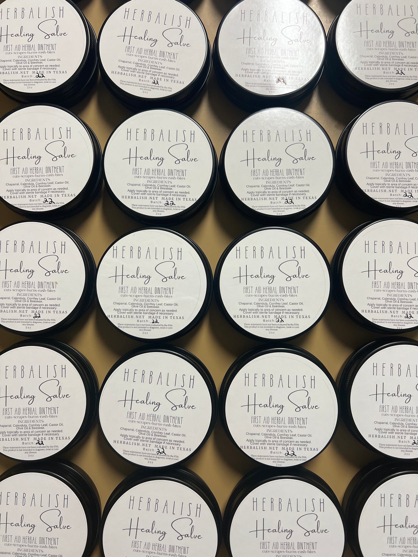 Healing Salve (First aid ointment) Cuts-bites-dry skin-rash-ulcers-pimples
