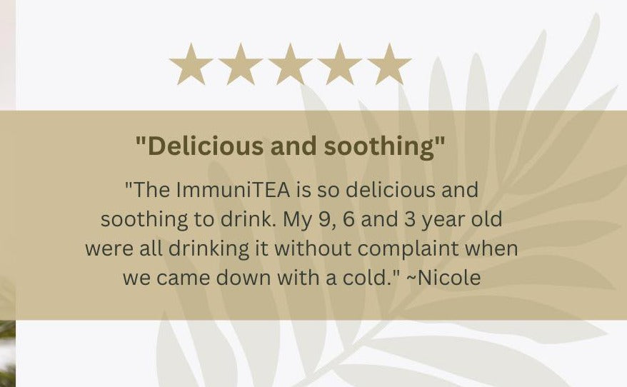 ImmuniTEA Loose Leaf Tea (Allergy-Sinus-Cold-Fever-Flu-Lungs-Throat-Immunity)
