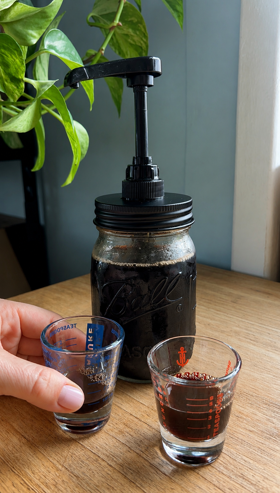 Syrup Pump (fits 16oz & 32oz mason jars) PUMP ONLY!