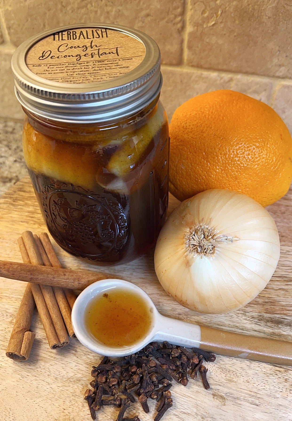 Cough Decongestant Syrup (Cough, Congestion, RSV, Throat, Lung Health)