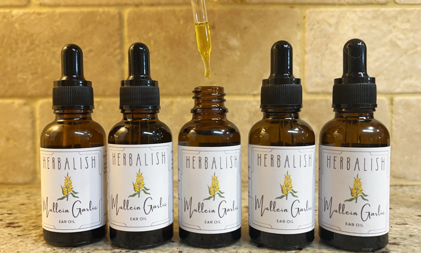 Mullein Garlic Oil (Ear Infections)