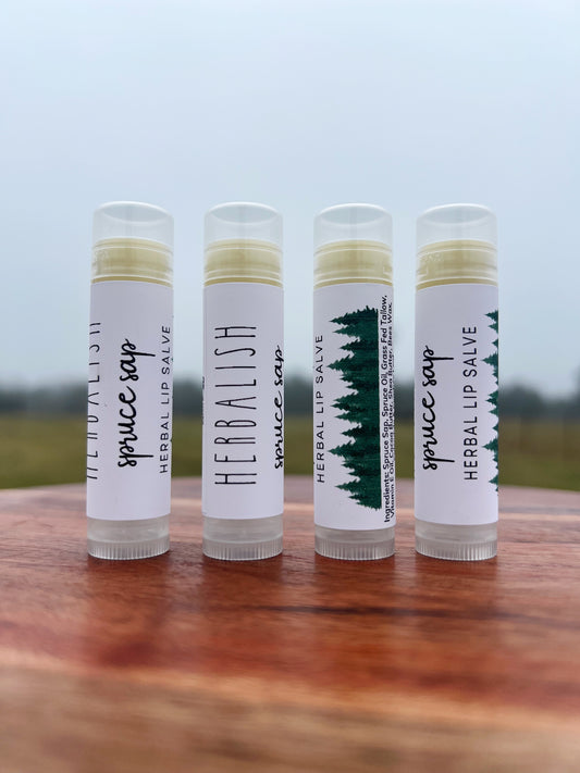 Spruce Sap Herbal Lip Salve (Winter LIMITED Edition)