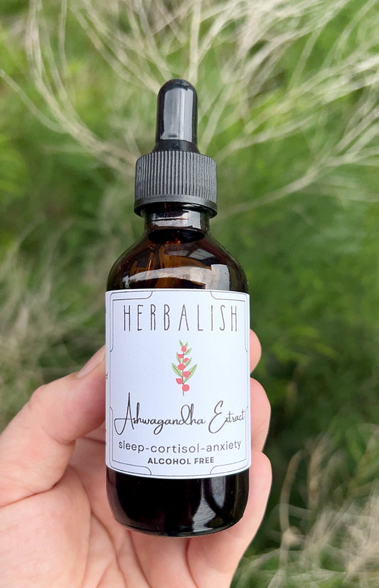 Ashwagandha Extract Alcohol Free! (Sleep-Cortisol-Anxiety) Limited Edition