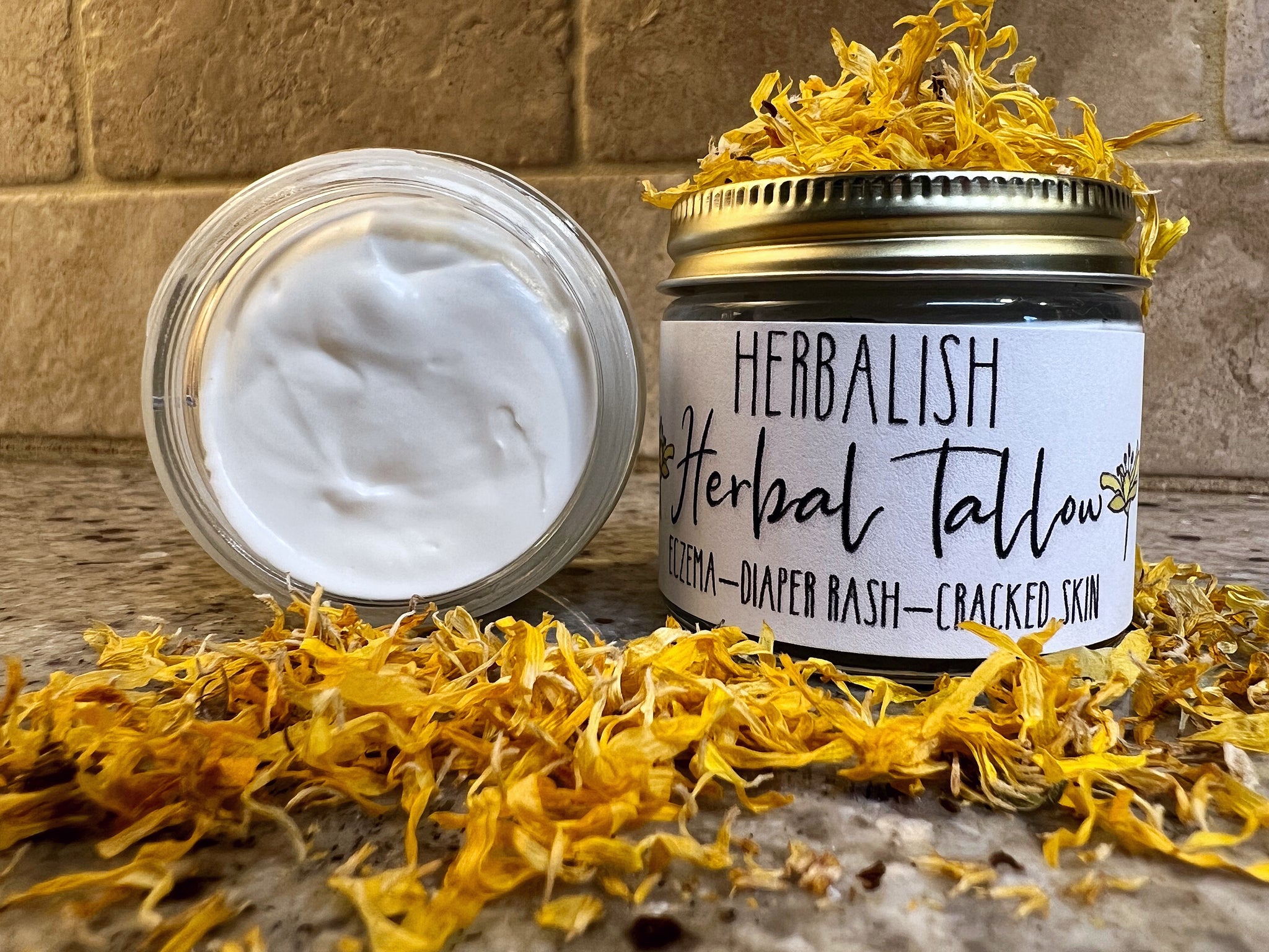 Herbal Tallow (Eczema, Rash, Psoriasis, Sensitive Skin)