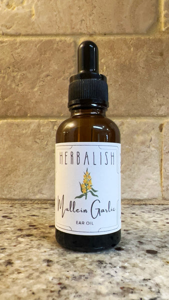 Mullein Garlic Oil (Ear Infections)