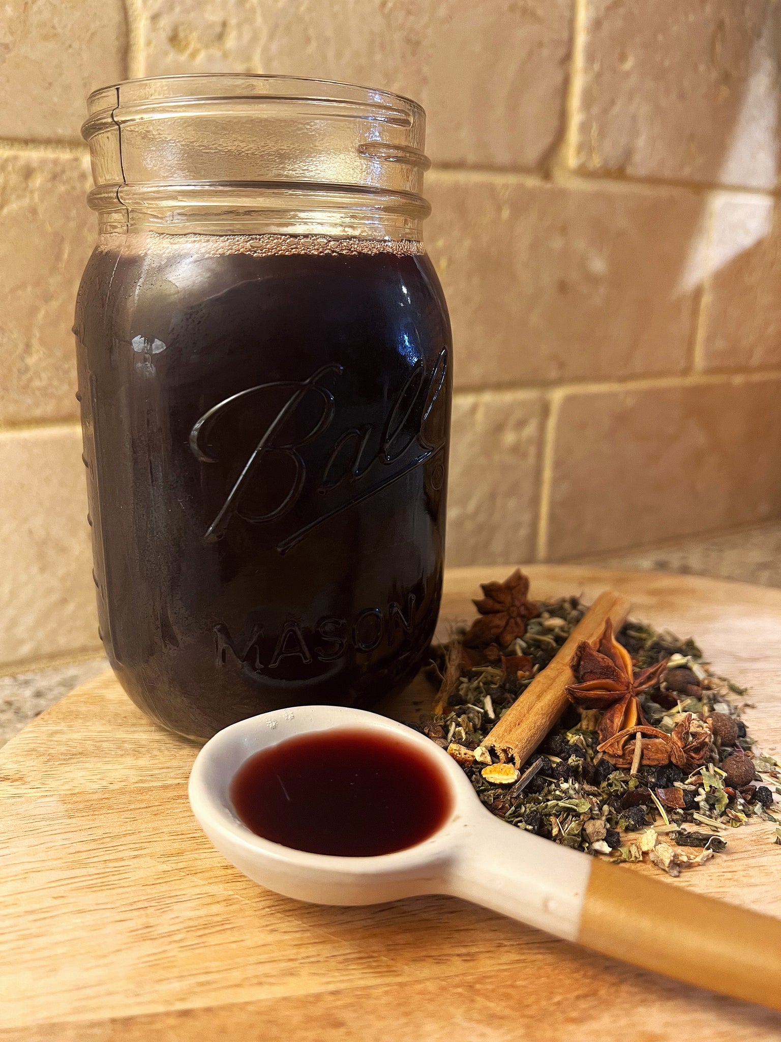 Herbal Elderberry Syrup